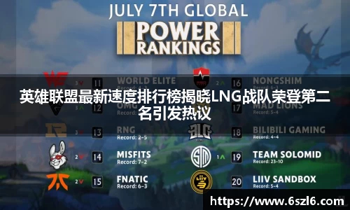 英雄联盟最新速度排行榜揭晓LNG战队荣登第二名引发热议