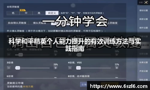 科学和平精英个人能力提升的有效训练方法与实践指南